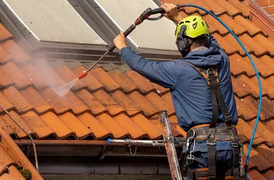 Démoussage et hydrofuge de toiture à Plouisy